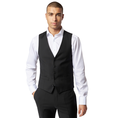 Roy Robson Heren Gilet S-30-05-a001 Zwart
