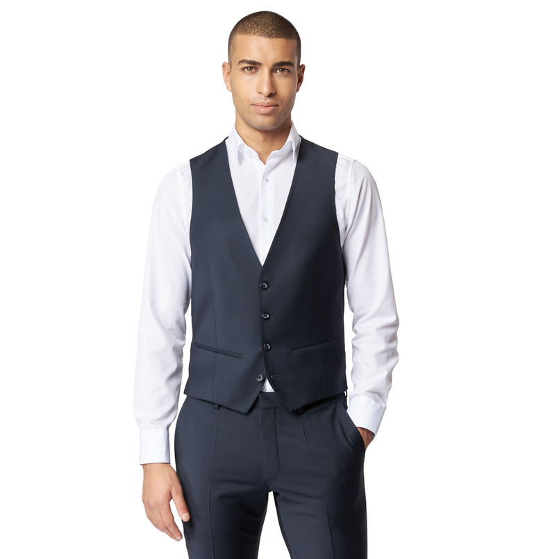 Roy Robson Heren Gilet S05050381704100 Navy
