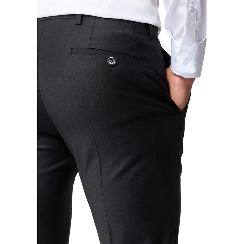 Roy Robson Heren Pantalon S-240-01-a001 Zwart