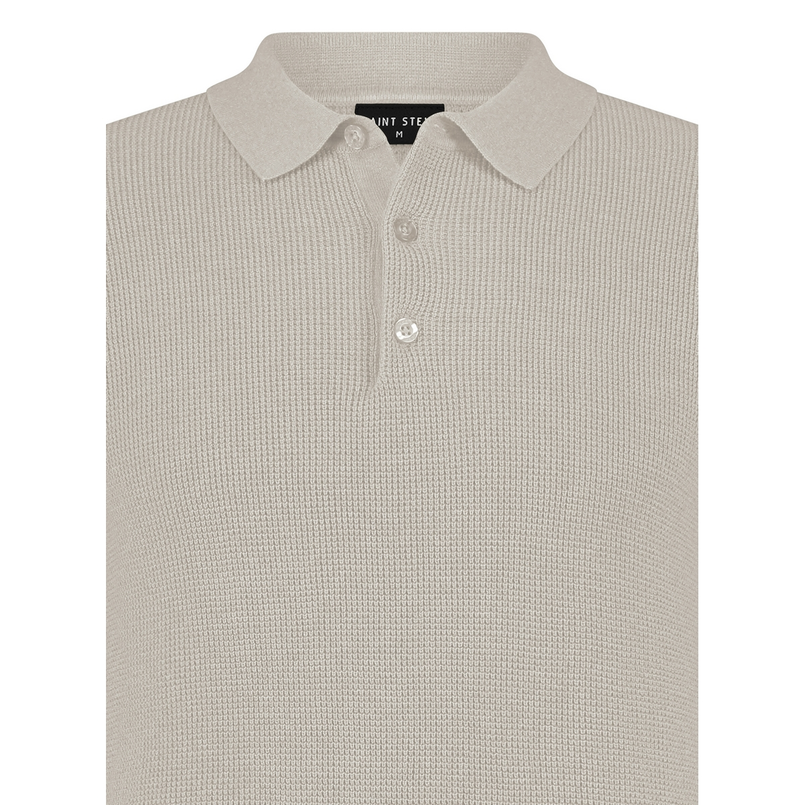 Saint Steve Heren Polo 221161.sietse.20006 Zand