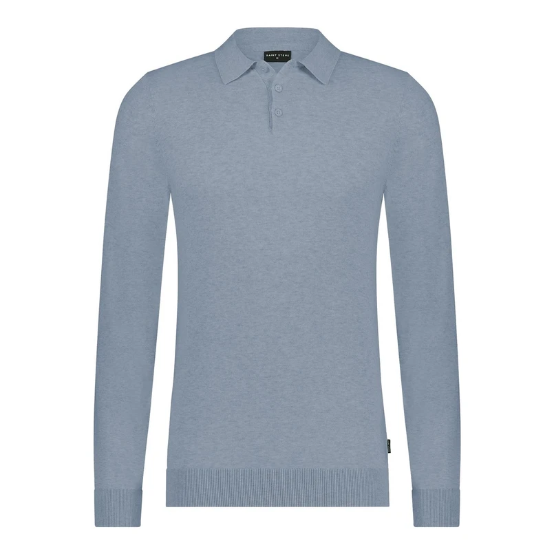 Saint Steve Heren Polo Berend Bleu