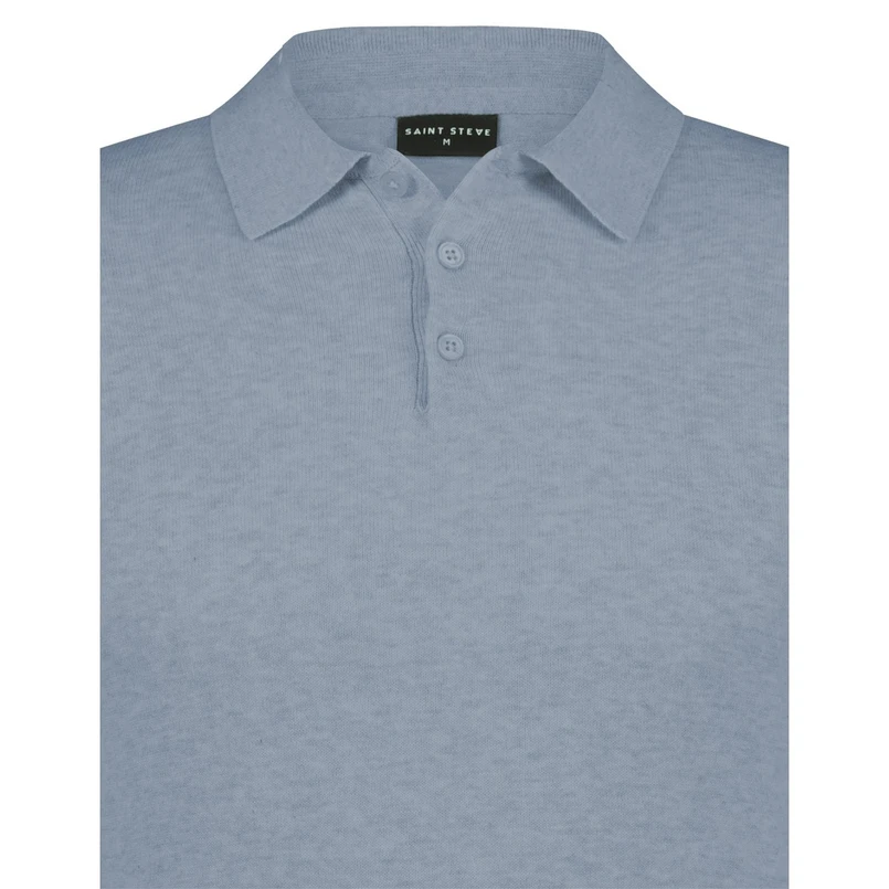 Saint Steve Heren Polo Berend Bleu