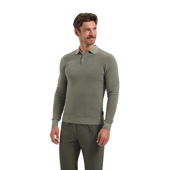 Saint Steve Heren Polo LS 230521.SANDER-S.60012 Army