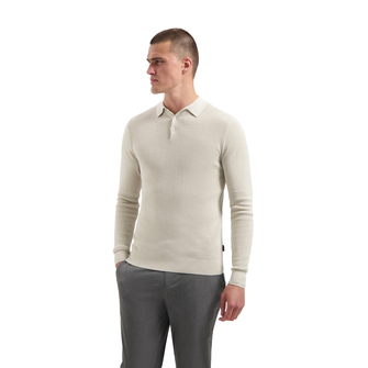 Saint Steve Heren Polo LS 230521.SANDER-S.90006 OFF-WHITE
