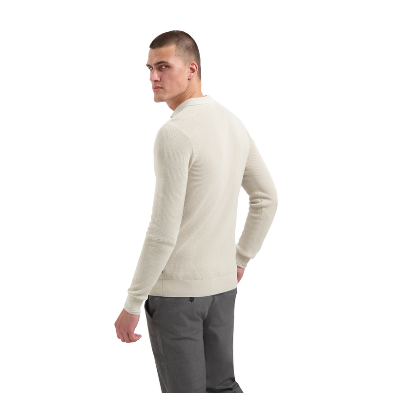 Saint Steve Heren Polo LS 230521.SANDER-S.90006 OFF-WHITE