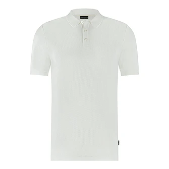 Saint Steve Heren Polo Stanley Wit