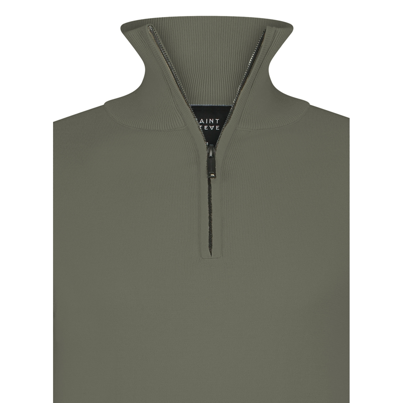 Saint Steve Heren trui met rits 19480.CAS-S.60012 Army