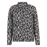 Sanne Dames Blouse 25002blousepanterpri Blauw dessin