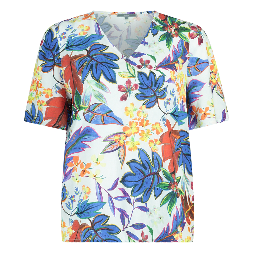 Sanne Dames blouse BL.Fausto km Diverse kleuren