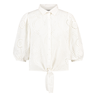 Sanne Dames Blouse Blousebroderieangl Wit