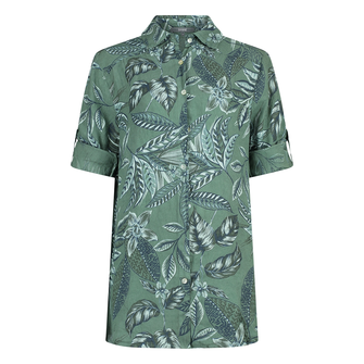 Sanne Dames Blouse Sal-s16 Khakigroen