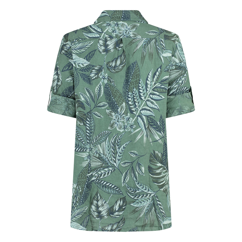 Sanne Dames Blouse Sal-s16 Khakigroen