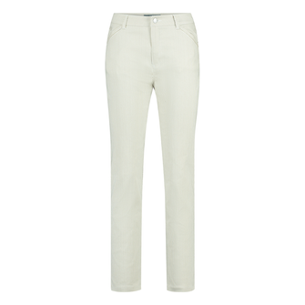 Sanne Dames broek Arno # carnavalstreep 72 cm Zand