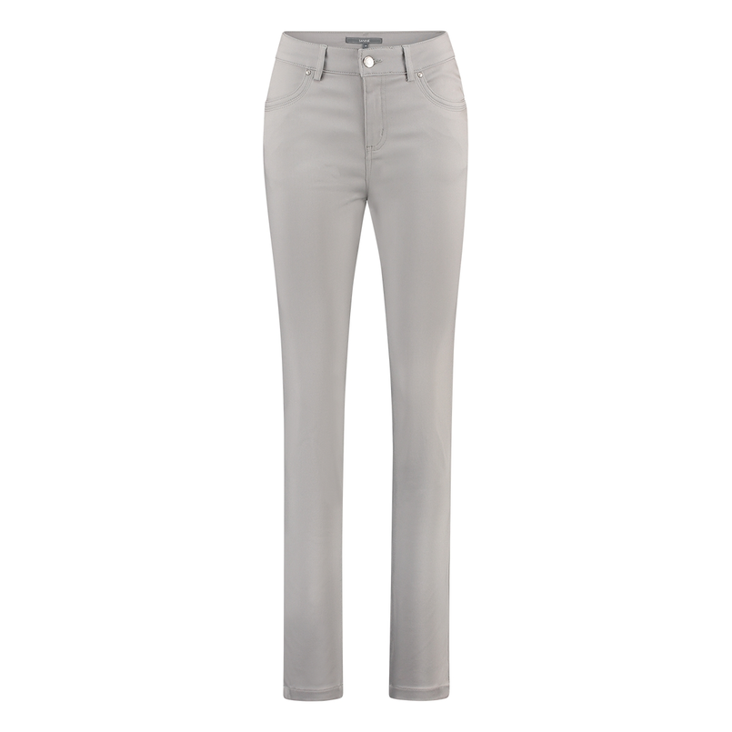 Sanne Dames Broek Logan#nitrosatin82cm Lichtgrijs
