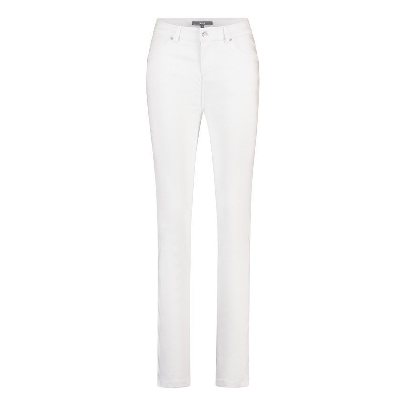 Sanne Dames Broek Logan#nitrosatin82cm Wit