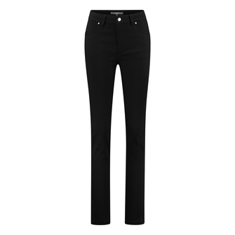 Sanne Dames Broek Logan#nitrosatin82cm Zwart
