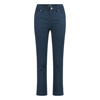 Sanne Dames Broek Ps#2-kleurigestip72c Navy
