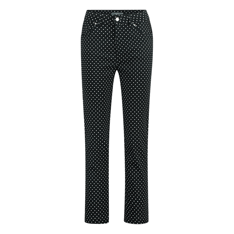Sanne Dames Broek Ps#2-kleurigestip72c Zwart