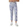 Sanne Dames Broek Ps#blauwebloemprt72c Blauw dessin