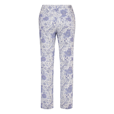 Sanne Dames Broek Ps#blauwebloemprt72c Blauw dessin