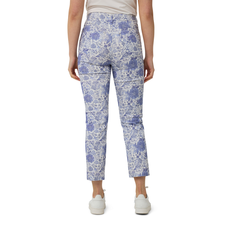 Sanne Dames Broek Ps#blauwebloemprt72c Blauw dessin