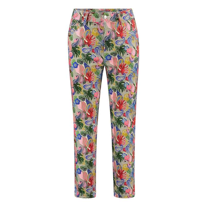 Sanne Dames capri bloemprint 64 cm Diverse kleuren
