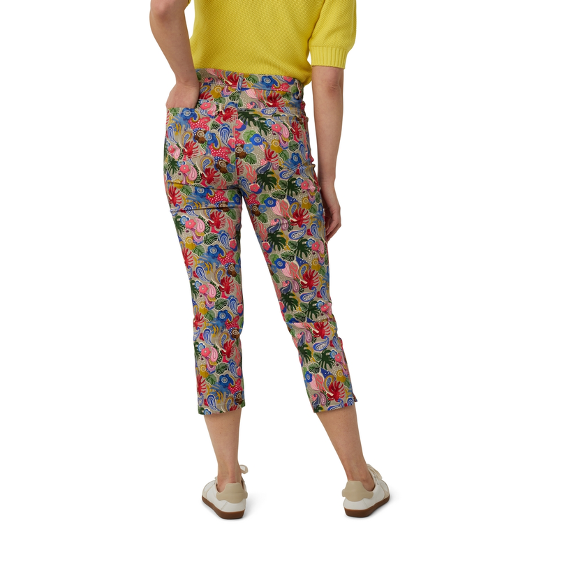 Sanne Dames capri bloemprint 64 cm Diverse kleuren