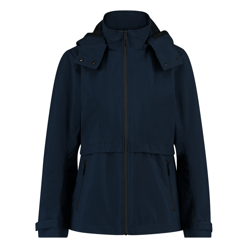 Sanne Dames Jas 100200regenjaskort Navy