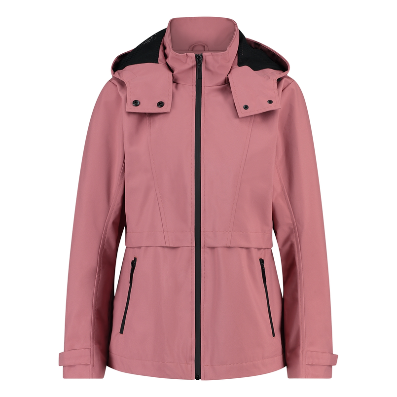 Sanne Dames Jas 100200regenjaskort Roze