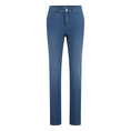 Sanne Dames Jeans # donatella 82 cm Mid blue denim