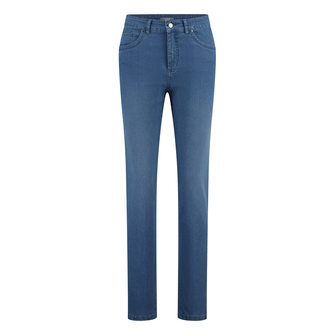 Sanne Dames Jeans # donatella 82 cm Mid blue denim