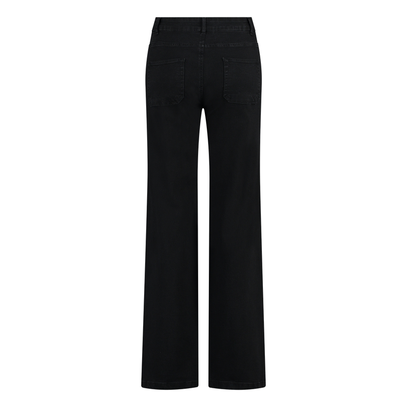 Sanne Dames Jeans Judy # nalia Jeans 82 cm Black denim