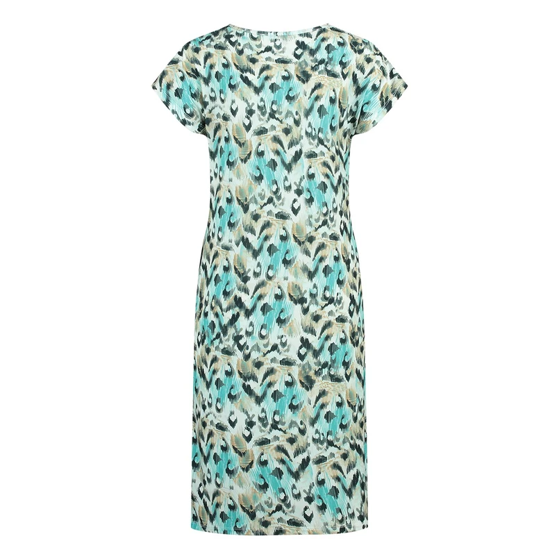 Sanne Dames Jurk 25075 Aqua