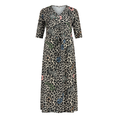 Sanne Dames Jurk 25163 Bruin