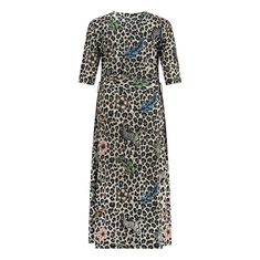 Sanne Dames Jurk 25163 Bruin