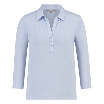 Sanne Dames Polo 25050polo3/4mw Bleu