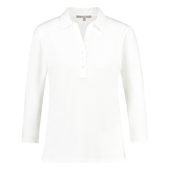 Sanne Dames Polo 25050polo3/4mw OFF-WHITE