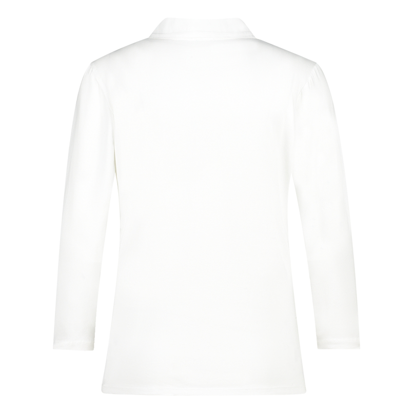 Sanne Dames Polo 25050polo3/4mw OFF-WHITE