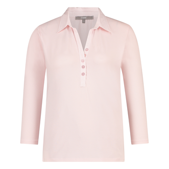 Sanne Dames Polo 25050polo3/4mw Roze