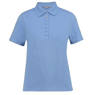 Sanne Dames Polo Polokmsolid Bleu