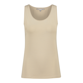 Sanne Dames Top 19124basistopje Camel