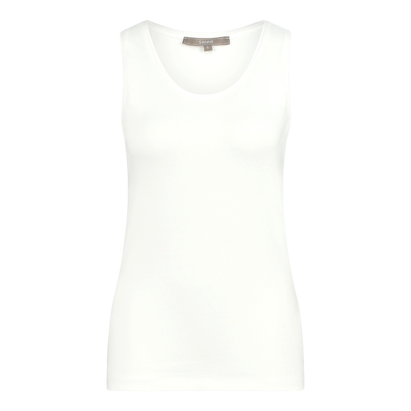 Sanne Dames Top 19124topbasis Wit