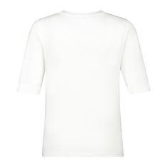 Sanne Dames Top 24134vhalstop1/2mw OFF-WHITE
