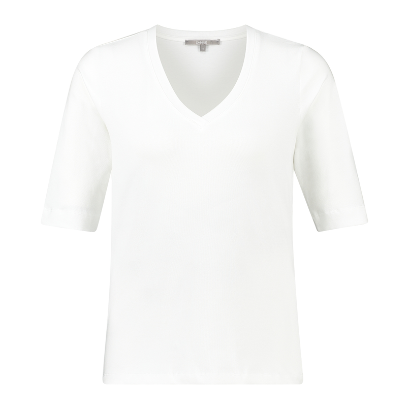 Sanne Dames Top 24134vhalstop1/2mw OFF-WHITE