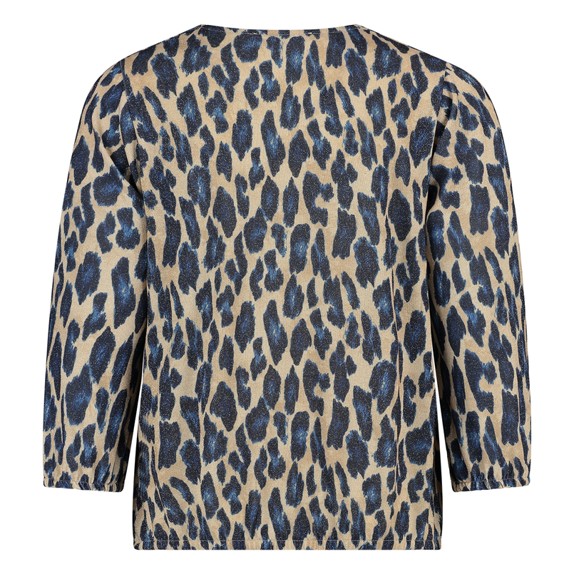 Sanne Dames Top 25003toppanterprint Blauw dessin