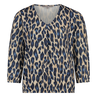 Sanne Dames Top 25003toppanterprint Blauw dessin