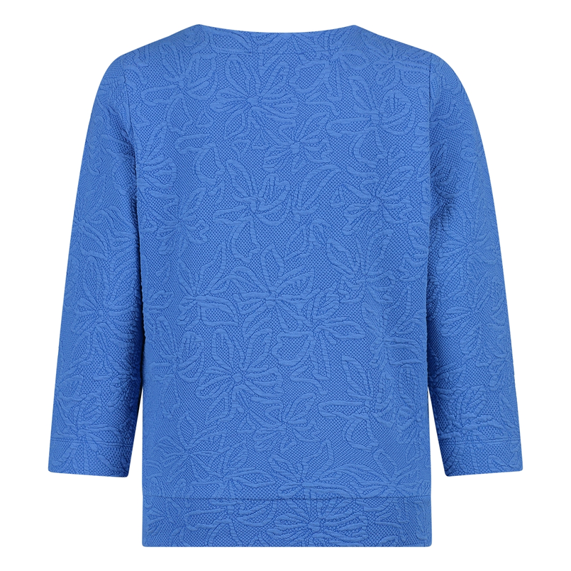 Sanne Dames Top 25004topstructuurjac Kobalt