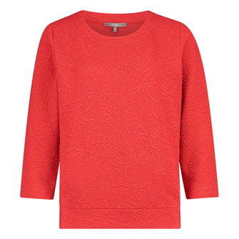 Sanne Dames Top 25004topstructuurjac Rood