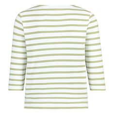 Sanne Dames Top 25007topstreepinterl Khakigroen