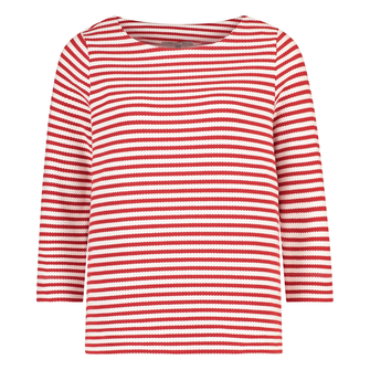 Sanne Dames Top 25021toplsstripe Rood
